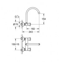 GROHE COSTA COCINA